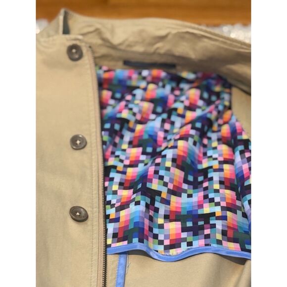 Robert Graham Outpost Jacket L/42 Khaki Tailored Fit Woven 5 Pocket $498 Mens - Picture 9 of 12